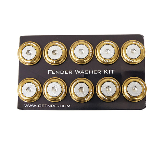 NRG Innovations FW-100 Fender Washer Kit for Plastic - Titanium - 10pc – FW-100TI