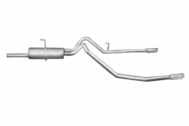 Gibson 03-06 Toyota Tundra SR5 4.7L 2.5in Cat-Back Dual Split Exhaust - Aluminized Gibson