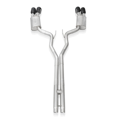 Stainless Works 2020 Ford GT500 Legend Catback H-Pipe Exhaust Factory Connect - Black Tips Stainless Works