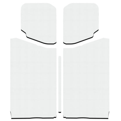 DEI 18-23 Jeep Wrangler JL 2-Door Boom Mat Headliner - 5 Piece - White DEI