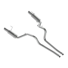 Load image into Gallery viewer, MBRP 05-09 Ford Shelby GT500 / GT Dual Split Rear Street Version 4in Tips T409 Exhaust System - eliteracefab.com