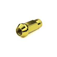 Load image into Gallery viewer, WHEEL MATE MUTEKI SR48 OPEN END LUG NUTS – GOLD CHROME 12×1.25 48MM - eliteracefab.com