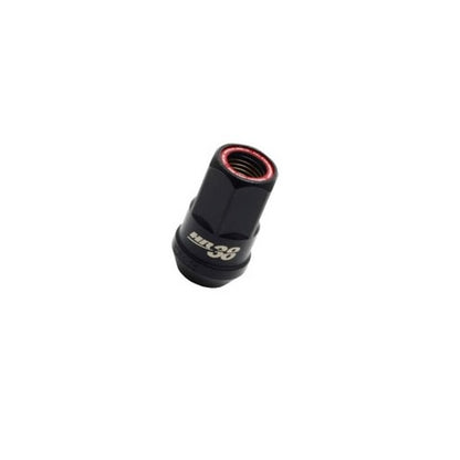 WHEEL MATE MUTEKI HR38 12x1.50 Black Chrome w/ Red Ring Open End Lug Kit Wheel Mate