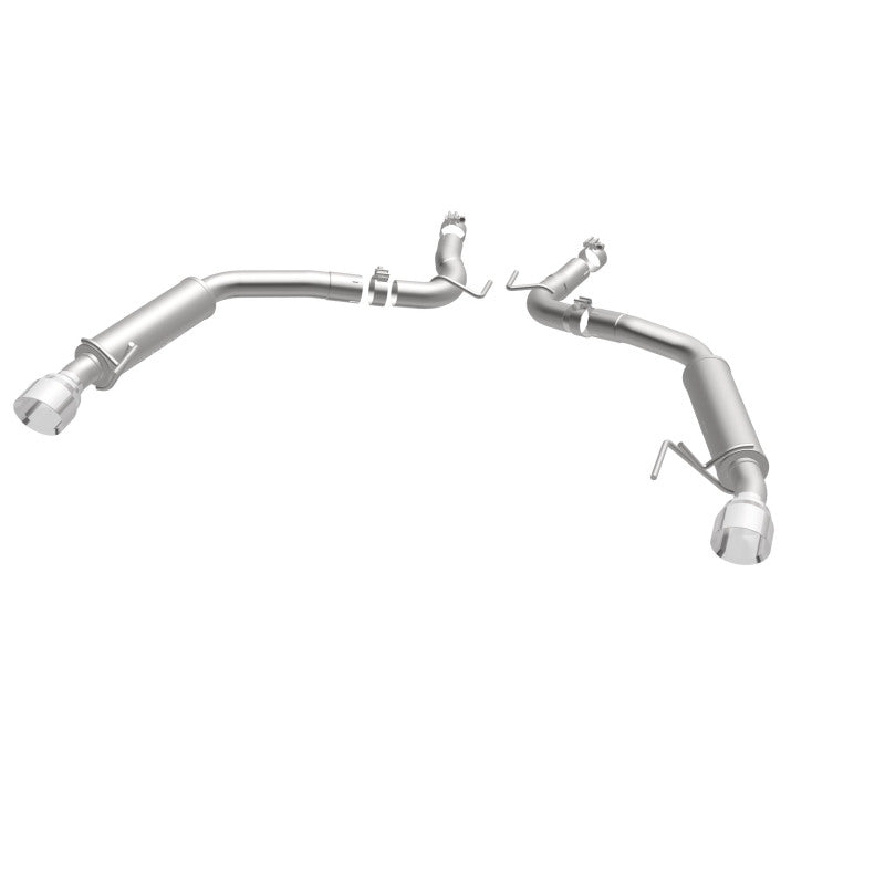 MagnaFlow Axle Back, SS, 2.5in, Competition, Dual Split Polish 4.5in Tip 2015 Ford Mustang Ecoboost Magnaflow