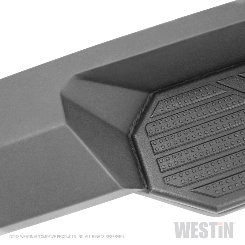 Westin 2019 Chevrolet Silverado/Sierra 1500 Crew Cab Xtreme Nerf Step Bars - Textured Black - eliteracefab.com