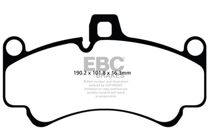 EBC RedStuff Front Brake Pads - DP31516C EBC
