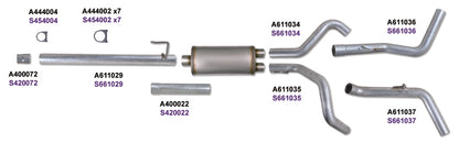 Diamond Eye KIT 3in CB DUAL GAS AL FORD 5.4L F150 04-08 Diamond Eye Performance