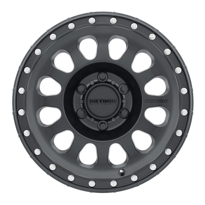 Method MR315 17x9 -12mm Offset 6x5.5 106.25mm CB Matte Black Wheel - eliteracefab.com