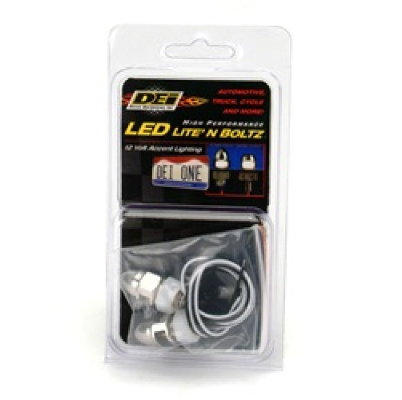 DEI LED LiteN Boltz License Plate Lighting Kit - Dome Head - 4pc - Satin DEI