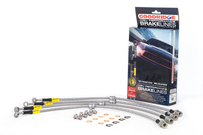Goodridge 11/92-01 Impreza 2&4wd w/ Rear Disc Brake Lines - eliteracefab.com