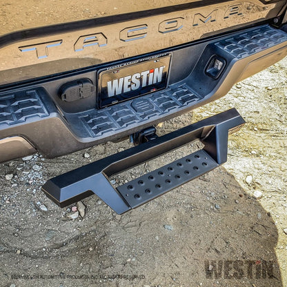 Westin HDX Drop Hitch Step 34in Step 2in Receiver - Textured Black - eliteracefab.com