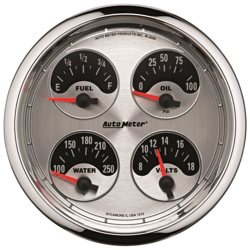 Autometer 5inch Kit Box - Tach Speedo Combo / Oil Pressure / Water Temp / Volt / Fuel Leve 1205
