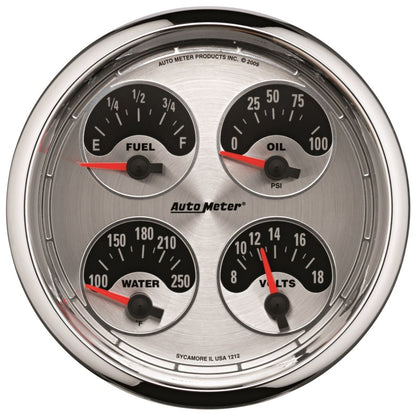 Autometer 5inch Kit Box - Tach Speedo Combo / Oil Pressure / Water Temp / Volt / Fuel Leve 1205