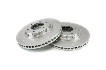 Alcon Ford 2019+ Ranger / 2020+ Bronco 350x34mm Rotors 6-Piston Red Calipers Front Brake Upgrade Kit - eliteracefab.com