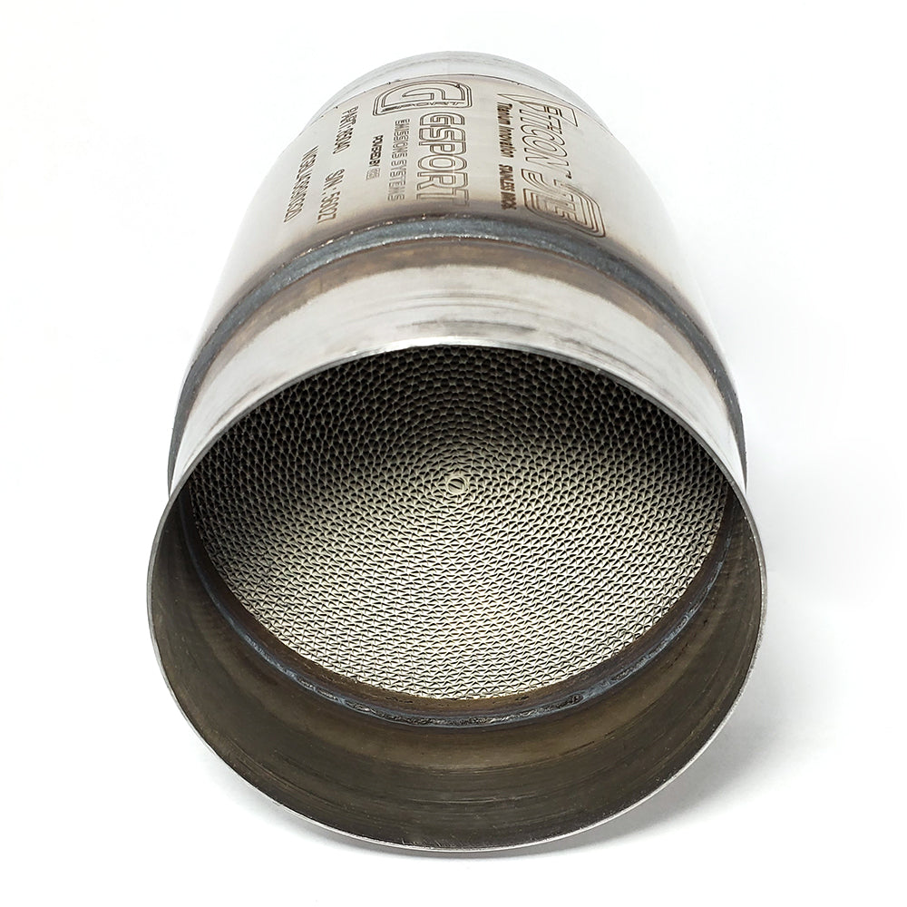 GESI G-Sport 6PK 400 CPSI EPA Approved 2.5in Inlet/Outlet GEN2 High Output Catalytic Conv Assembly - eliteracefab.com