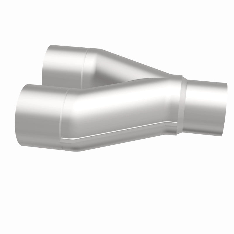 MagnaFlow Universal Trans Y-Pipe All SS 4inch (Dual) 3.5inch (Single) x 13inch (Overall) Magnaflow