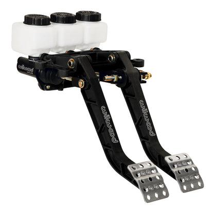 Wilwood Adjustable Dual Pedal - Brake / Clutch - Fwd. Swing Mount - 6.25:1 - eliteracefab.com