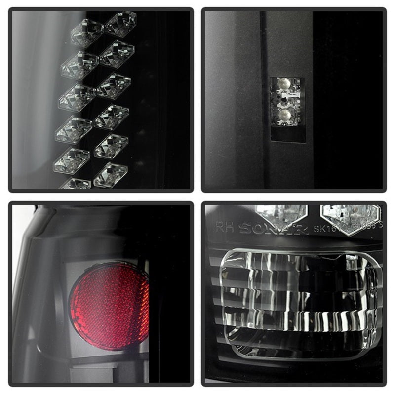 Spyder Chevy C/K Series 1500 88-98/GMC Sierra 88-98 LED Tail Lights Blk Smke ALT-YD-CCK88-LED-BSM - eliteracefab.com