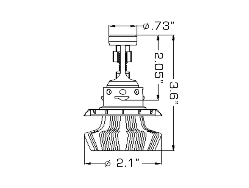 Oracle H13 4000 Lumen LED Headlight Bulbs (Pair) - 6000K - eliteracefab.com