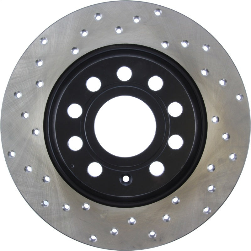 StopTech 10-11 & 13 Audi A3 Quattro / 10 VW GTI Mk VI Drilled Right CRYO-STOP Brake Rotor Stoptech