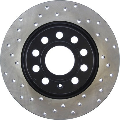 StopTech 10-11 & 13 Audi A3 Quattro / 10 VW GTI Mk VI Drilled Right CRYO-STOP Brake Rotor Stoptech