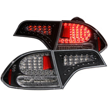 Load image into Gallery viewer, ANZO USA Honda Civic 4dr Led Taillights Black; 2006-2011 - eliteracefab.com