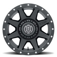 Load image into Gallery viewer, ICON Rebound 17x8.5 8x170 6mm Offset 5in BS 125mm Bore Satin Black Wheel - eliteracefab.com