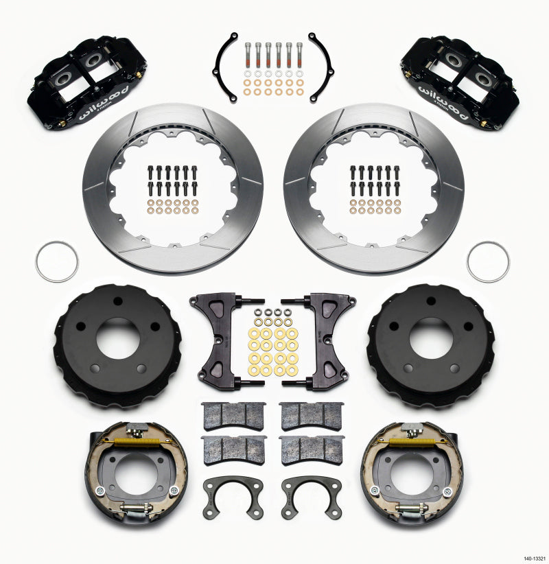 Wilwood Narrow Superlite 4R Rear P-Brk Kit 12.88in Small Ford 2.36in Off Bronco 5 x 5.50 Wilwood