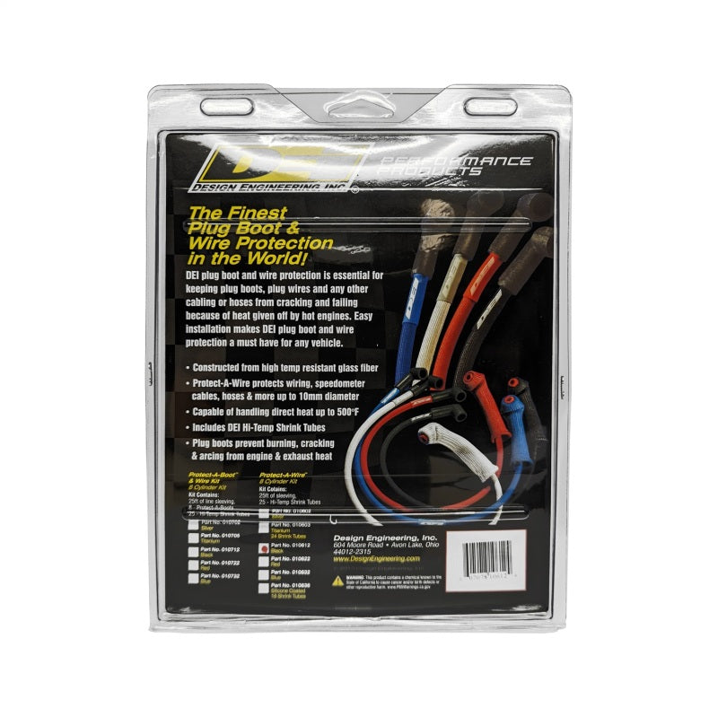 DEI Protect-A-Wire 8 Cylinder - Black DEI