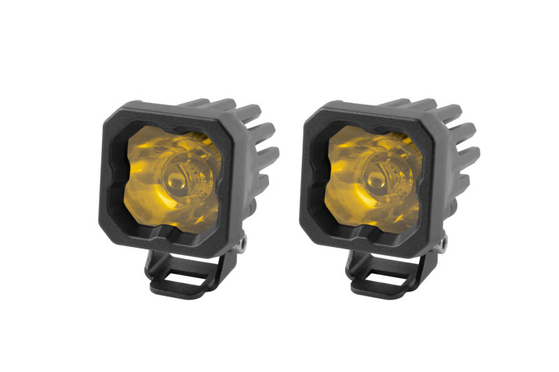 Diode Dynamics Stage Series C1 LED Pod Sport - Yellow Spot Standard ABL (Pair) Diode Dynamics