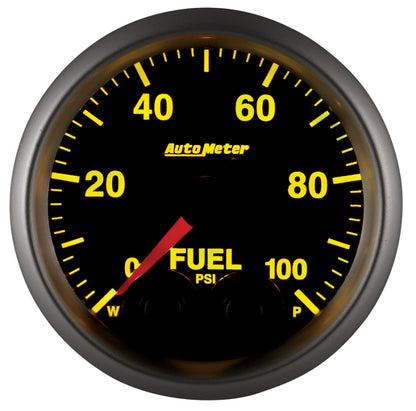Autometer Elite 52mm 0-100 PSI Fuel Pressure Peak & Warn w/ Electronic Control Gauge 5671