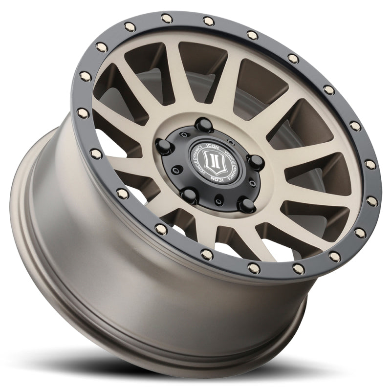 ICON Compression 17x8.5 5x150 25mm Offset 5.75in BS 110.1mm Bore Bronze Wheel - eliteracefab.com