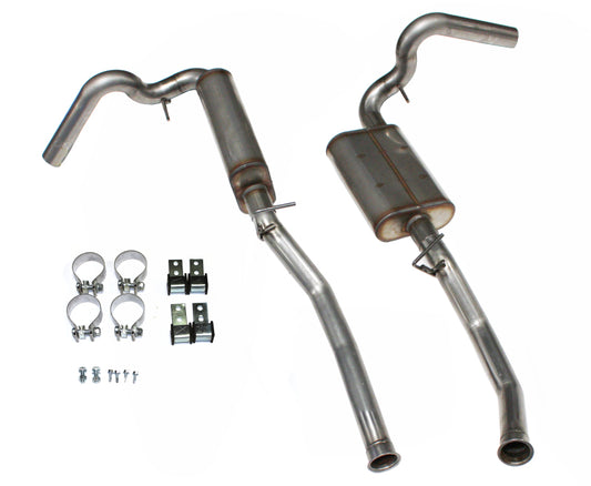 JBA 66-75 Ford Bronco 260-302 409SS Dual Side Header Back Exhaust JBA