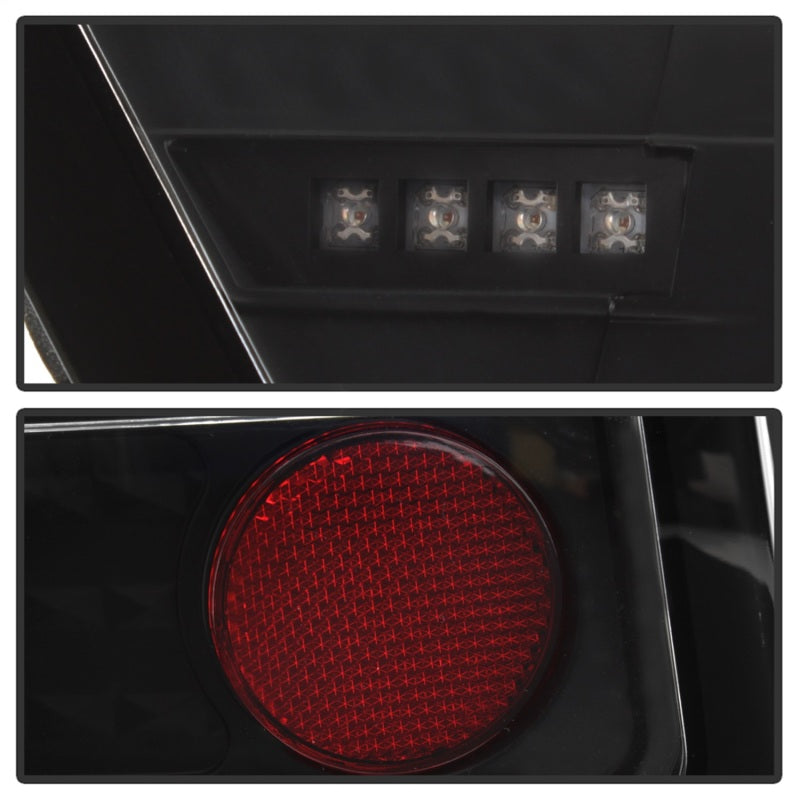 Spyder Dodge Magnum 05-08 LED Tail Lights Black ALT-YD-DMAG05-LED-BK - eliteracefab.com