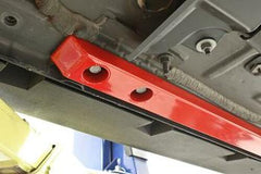BMR CHASSIS JACKING RAIL SUPER LOW PROFILE RED (2015+ MUSTANG) - eliteracefab.com