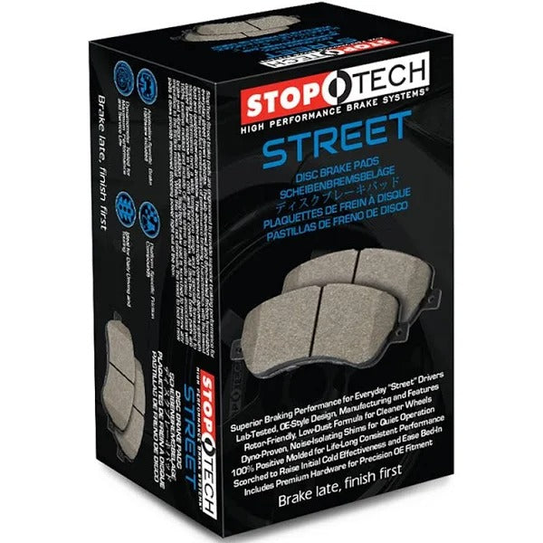 STOPTECH 07-17 TOYOTA TUNDRA STREET PERFORMANCE FRONT BRAKE PADS, 308.13030 - eliteracefab.com