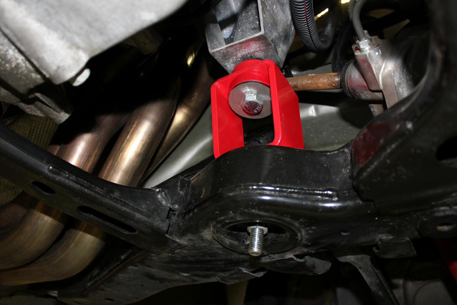 BMR CAMARO MOTOR MOUNT KIT WITH POLYURETHANE BUSHINGS RED ( 2010-2015 ) - eliteracefab.com