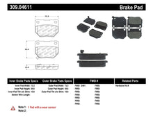 Load image into Gallery viewer, STOPTECH PERFORMANCE 06-07 SUBARU IMPREZA WRX (EXC STI) REAR BRAKE PADS, 309.04611 - eliteracefab.com