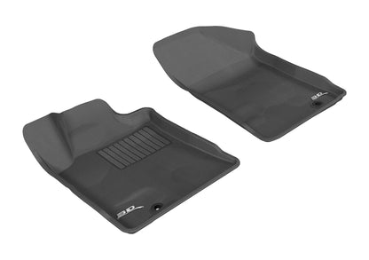 3D MAXpider L1NS03011509 2009-2014 Nissan Maxima Kagu 1st Row Floormat - Black