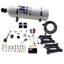 Load image into Gallery viewer, Nitrous Express Dual 4150/Alcohol Nitrous Kit (100-500HP) w/15lb Bottle