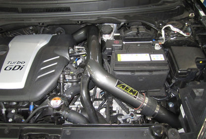 AEM 13 Hyundai Veloster Turbo 1.6L Gunmetal Gray Cold Air Intake - eliteracefab.com