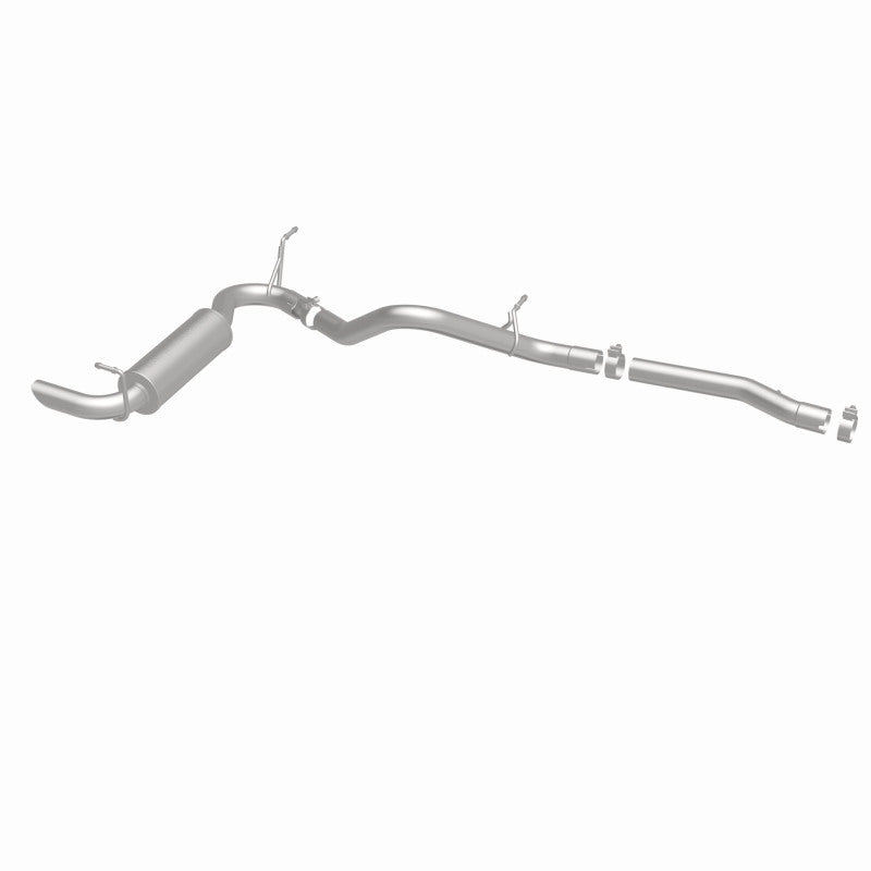 MagnaFlow 12-14 Jeep Wrangler 3.6L Single Straight Rear P/S Exit Stainless C/b Perf Exhaust-Comp Magnaflow