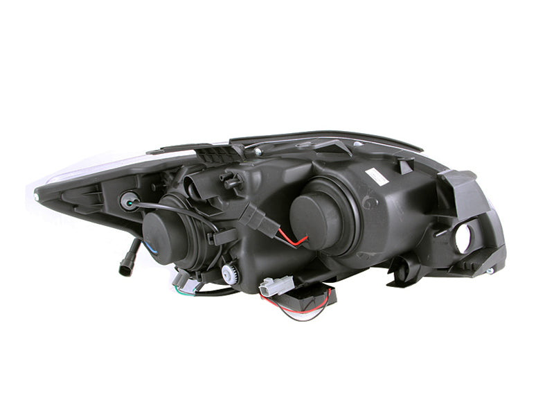 ANZO USA Scion Tc Projector Headlights W/ Halo Black Ccfl; 2005-2010 - eliteracefab.com