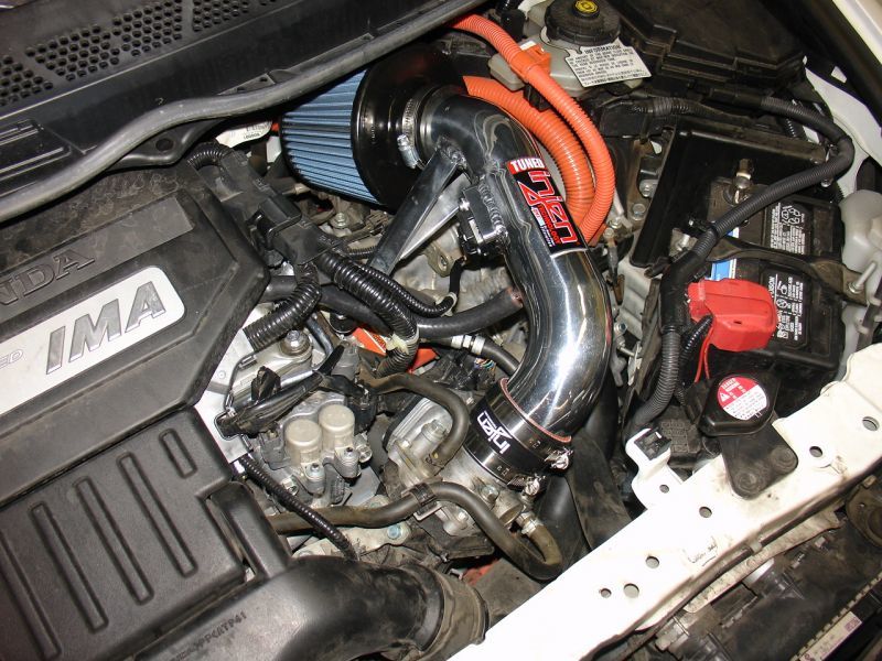 Injen 06-11 Honda Civic Hybrid 1.3L 4 cyl Black Dyno-Tuned Air Intake w/ Web Nano-Fiber Filter - eliteracefab.com