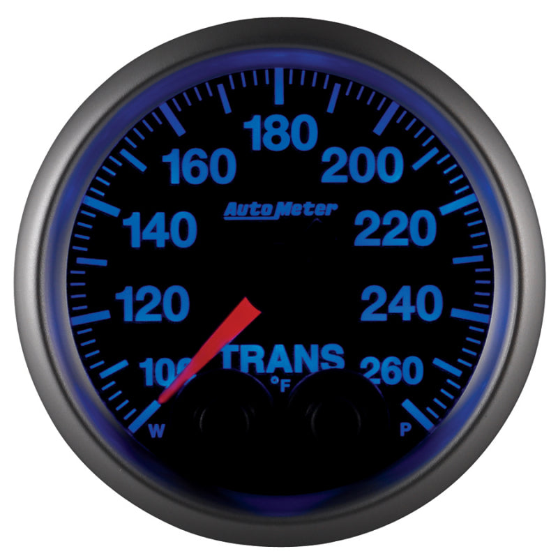 Autometer Elite 52mm 100-260 Degress F Trans Temperature Peak and Warn Gauge w/ Electonic Control 5658