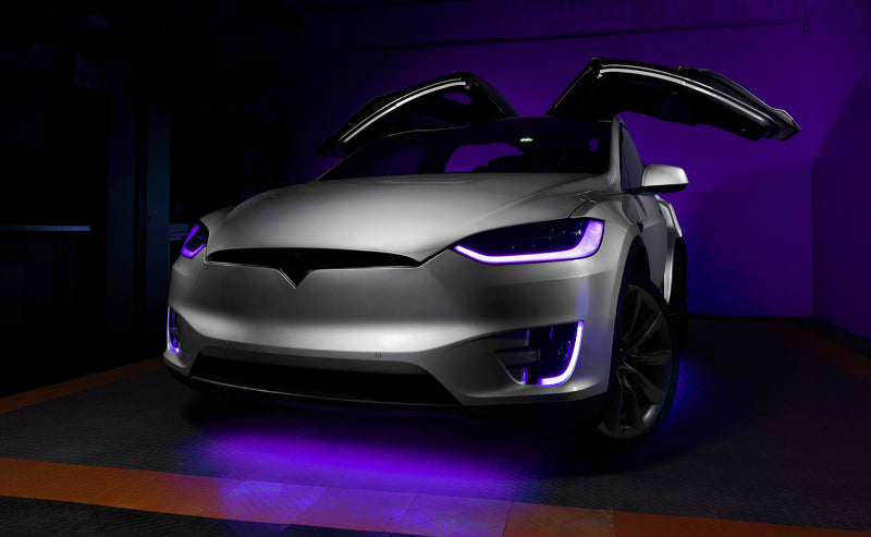 ORACLE Lighting 16-21 Tesla Model X Dynamic ColorSHIFT Headlight & Fog Light DRL Upgrade Kit - eliteracefab.com