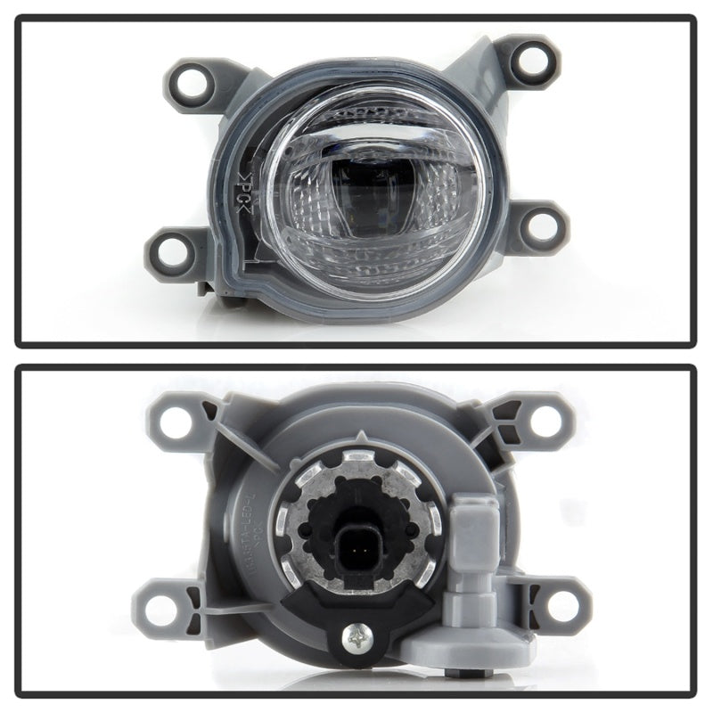 Spyder Toyota Corolla 19-21 (Hatchback Models Only) Fog Light w/ OEM Switch - Clear FL-TCO2019-LED-C - eliteracefab.com