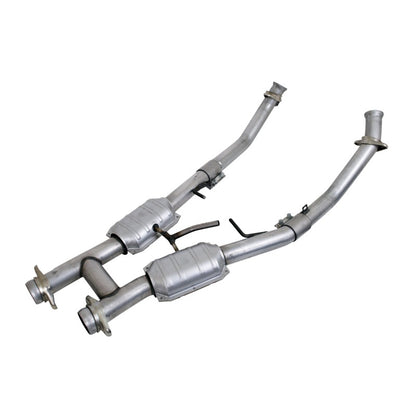 BBK 94-95 Mustang 5.0 High Flow H Pipe With Catalytic Converters - 2-1/2 - eliteracefab.com