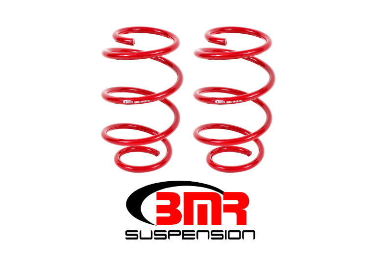 BMR 15-17 S550 Mustang Front Performance Version Lowering Springs - Red - eliteracefab.com