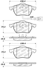 Load image into Gallery viewer, STOPTECH PERFORMANCE 99-08 VW JETTA / 5/99-05 GOLF GTI/GLS TURBO FRONT BRAKE PADS, 309.06871 - eliteracefab.com